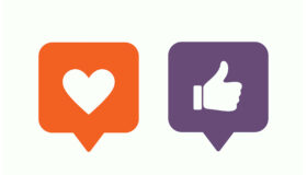 like and thumbs up, social icons